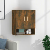Vidaxl wandkast 60x31x70 cm bewerkt hout gerookt eikenkleurig