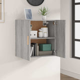 Vidaxl wandkast 60x30x60 cm bewerkt hout grijs sonoma eikenkleurig
