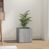 Vidaxl Planter Big 40x40x40 cm bearbetad trägrå sonoma ek