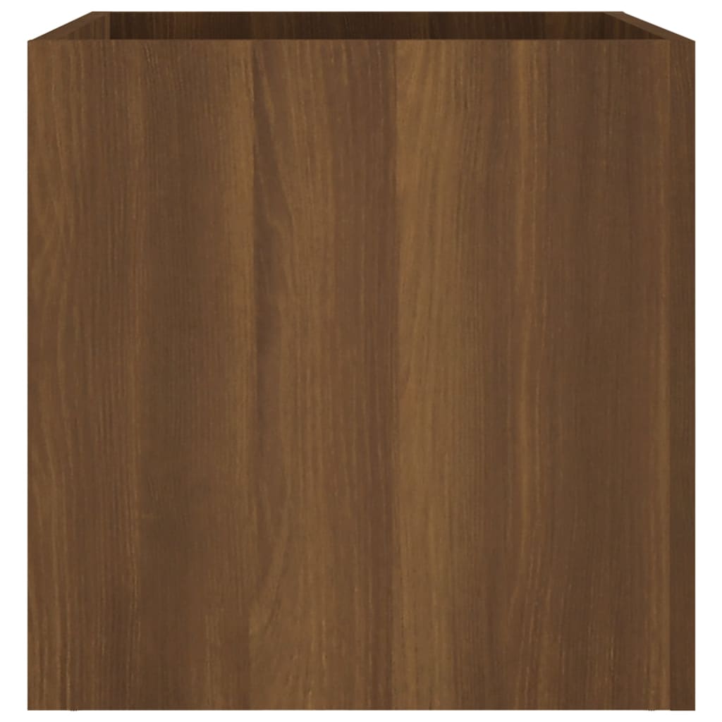 Vidaxl -Pflanzer Big 40x40x40 cm verarbeitetes Holz Browniken