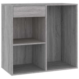 Vidaxl cosmeticakast 80x40x75 cm bewerkt hout grijs sonoma eikenkleur