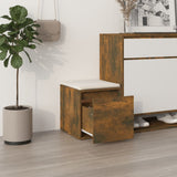 VIDAXL -Speicherbox mit Schublade 40,5 x 40 x 40 cm propertiertes Holzgeräuchchen -Eiche