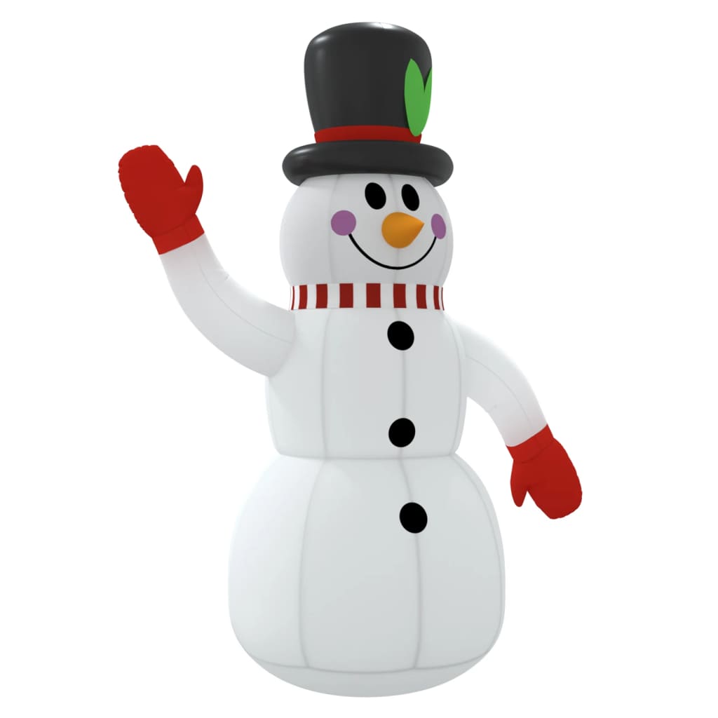 Vidaxl Snowman oppustelig med LED'er 120 cm