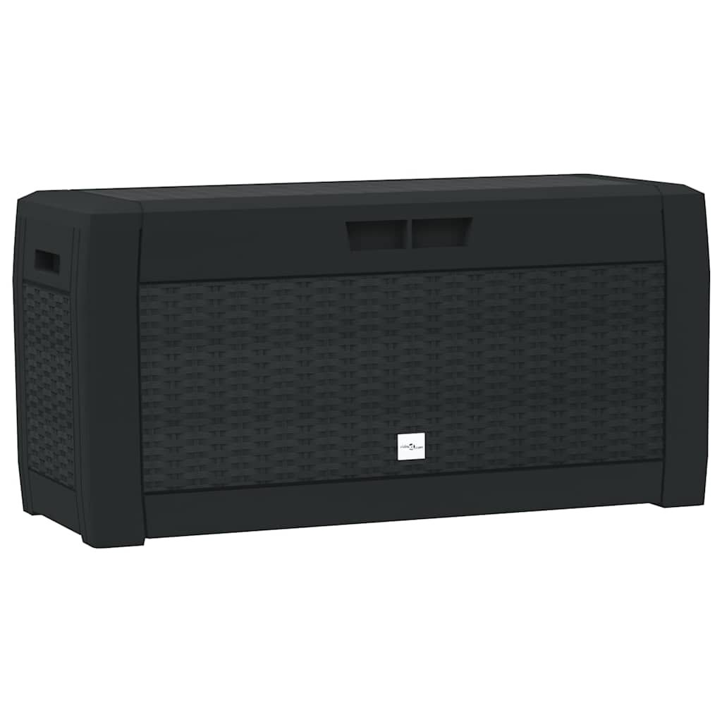 Vidaxl tuinbox 119x48x60 cm polypropeen antracietkleurig