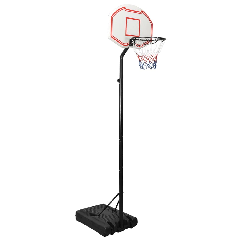 Vidaxl basketstandard 282-352 cm polyeten vit