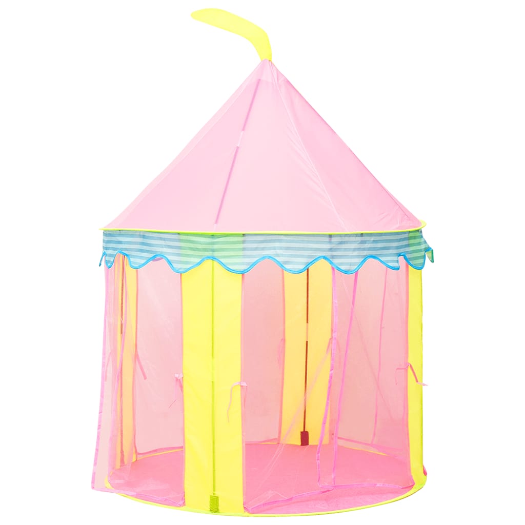 Vidaxl kinderspeeltent 100x100x127 cm roze