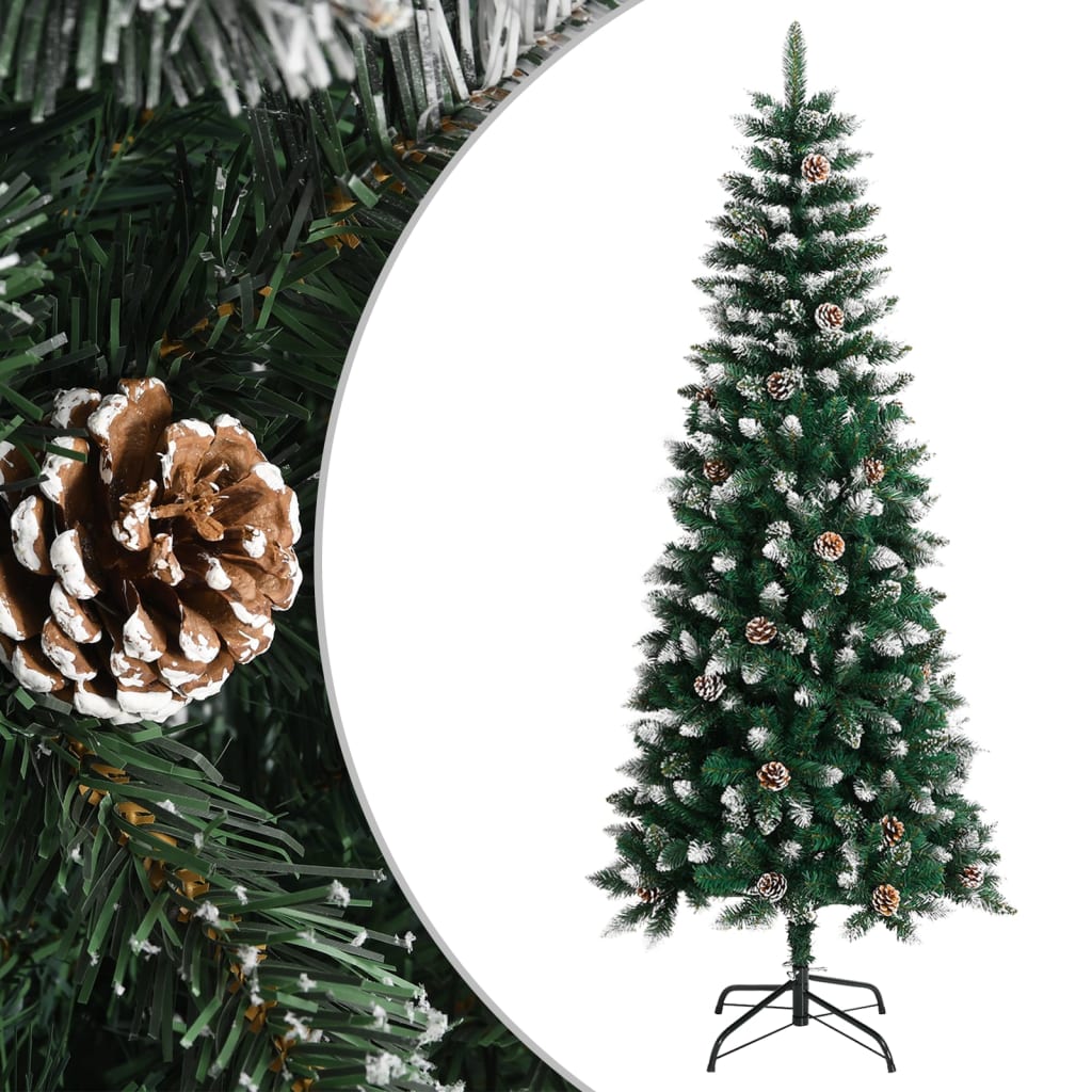 Vidaxl Kunstkerstboom med standard 180 cm PVC Green