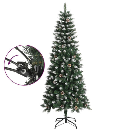 Vidaxl Kunstkerstboom mit Standard 180 cm PVC Green