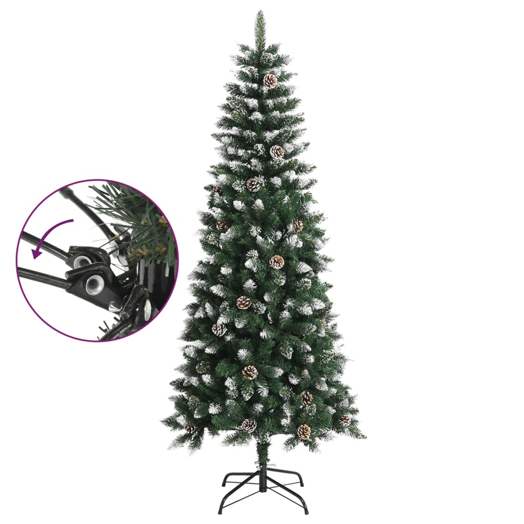 Vidaxl Kunstkerstboom med standard 180 cm PVC Green