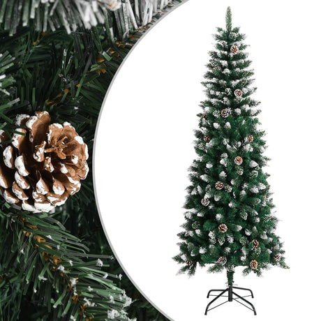 Vidaxl kunstkerstboom mit Standard 240 cm PVC Green