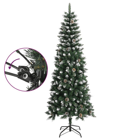 Vidaxx künstlicher Weihnachtsbaum mit Standard 240 cm PVC grün
