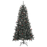 Vidaxl Kunstkerstboom mit Standard 210 cm PVC Green