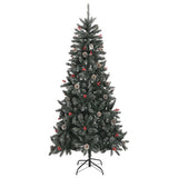 Vidaxl kunstkerstboom mit Standard 240 cm PVC Green