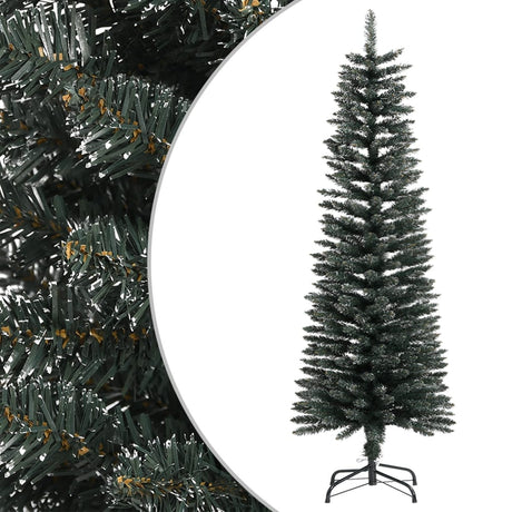 Vidaxl Kunstkerstboom mit Standardschmal 120 cm PVC Grün
