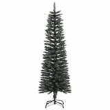 Vidaxl kunstkerstboom mit Standard schmal 150 cm PVC -Grün