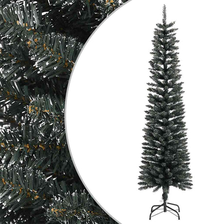 Vidaxl Kunstkerstboom mit Standardschmal 180 cm PVC Green