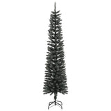Vidaxl kunstkerstboom mit Standard schmal 240 cm PVC -Grün
