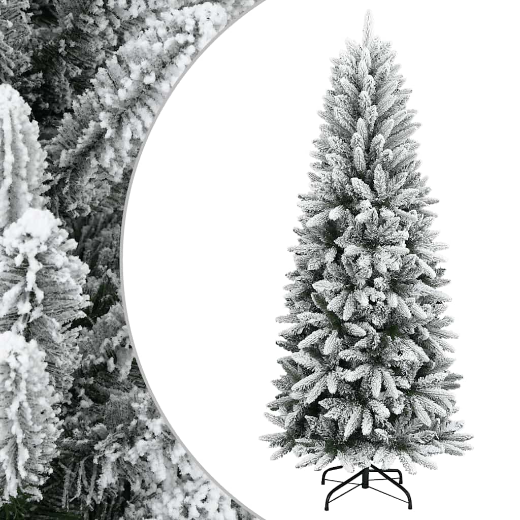 Vidaxl Kunstkerstboom mit Schnee 120 cm PVC und PE