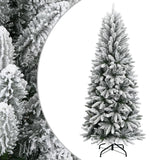 Vidaxl Kunstkerstboom mit Schnee 150 cm PVC und PE