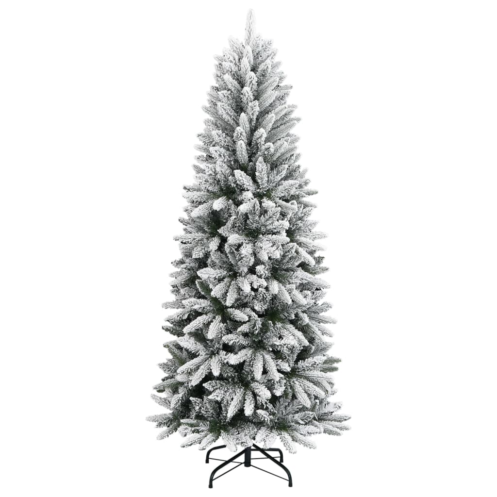 Vidaxl Kunstkerstboom mit Schnee 150 cm PVC und PE