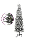 Vidaxl Kunstkerstboom mit Schneeschmaler 210 cm PVC und PE