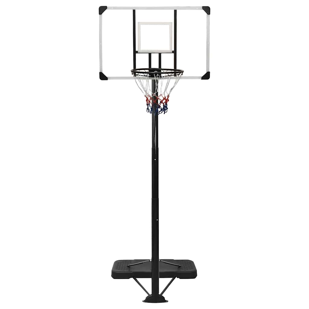 Vidaxl-Basketballstandard 256-361 cm Polycarbonat transparent