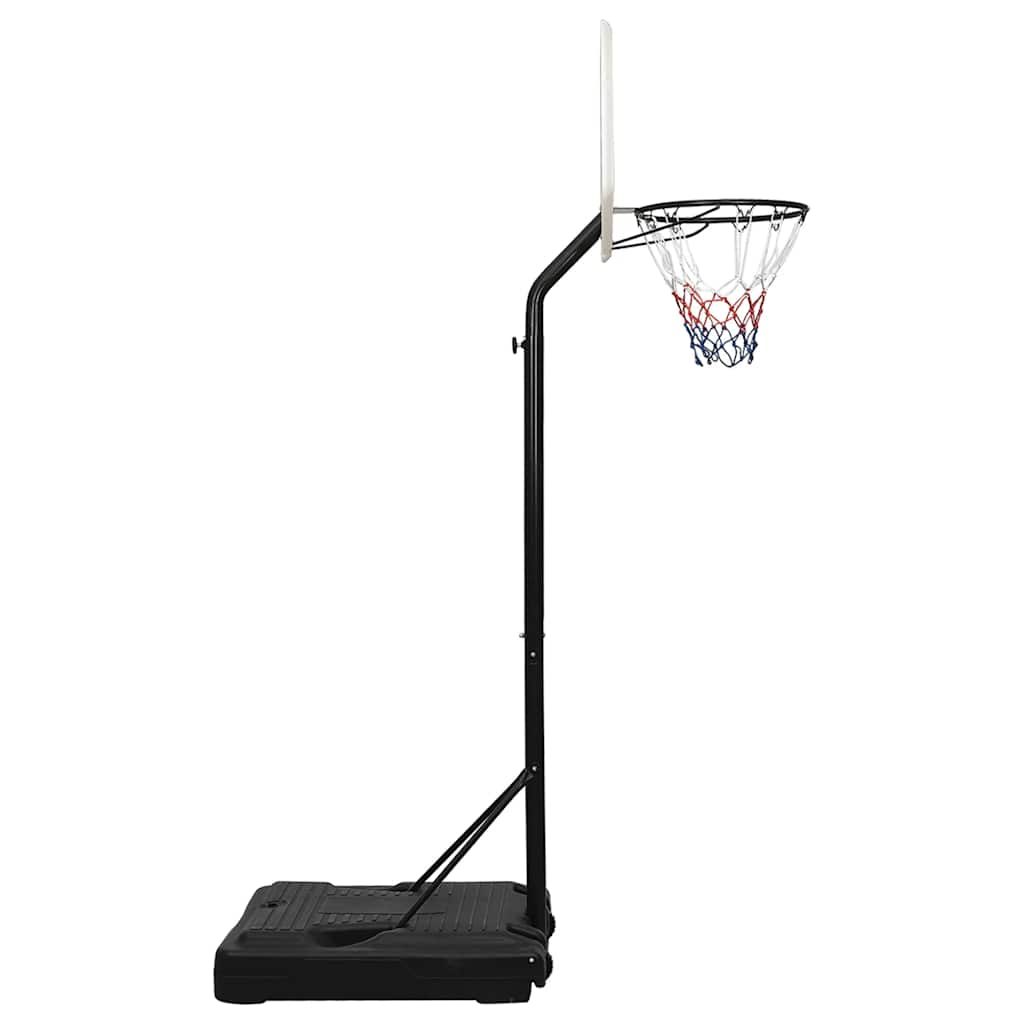 Vidaxl basketstandard 237-307 cm polyeten vit