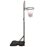 Vidaxl Basketball Standard 216-250 cm Polyetylen svart