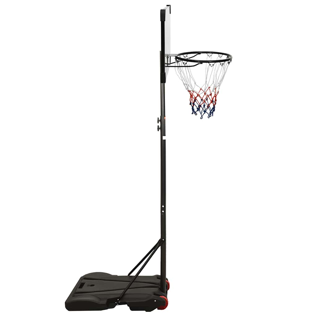 VIDAXL Basketball Standard 216-250 cm Polycarbonate transparent