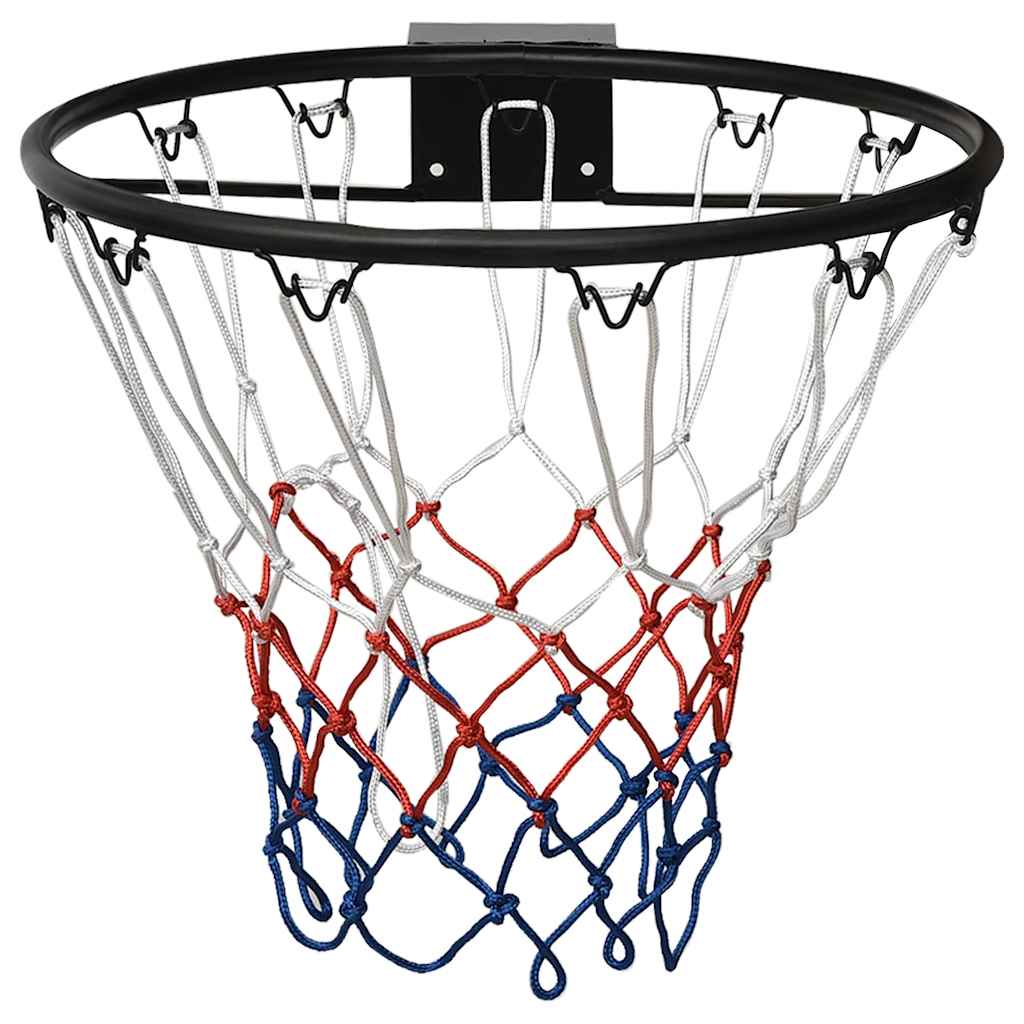 Anneau de basket-ball Vidaxl 45 cm en acier noir