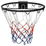 Anneau de basket-ball Vidaxl 45 cm en acier noir