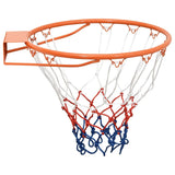 Vidaxl -Basketballring 39 cm Stahlorange