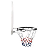 Vidaxl basketbalbord 109x71x3 cm polyetheen wit