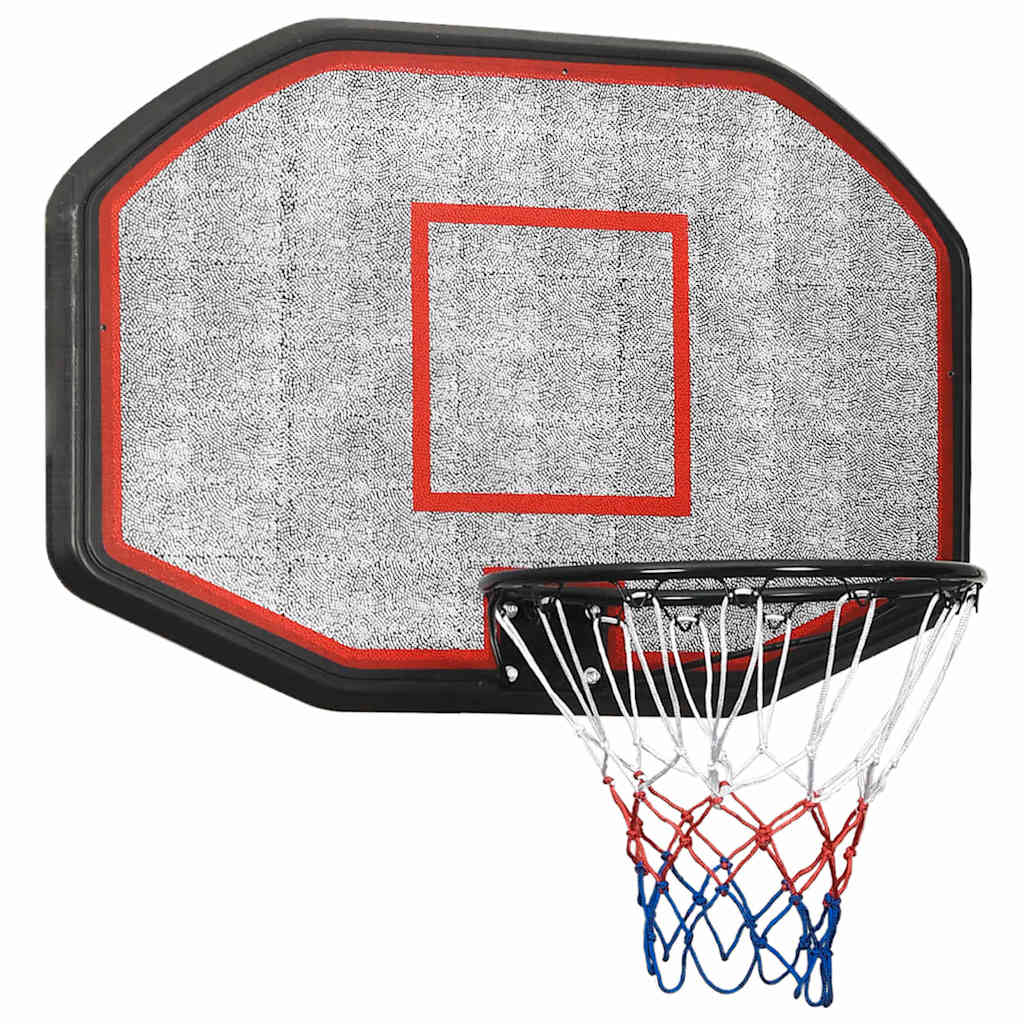 Vidaxl Basketball board 109x71x3 cm Polyethylene Black