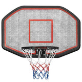 Vidaxl basketbalbord 109x71x3 cm polyetheen zwart