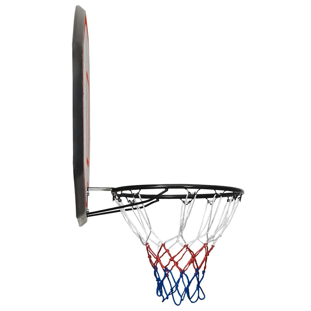 Tablero de baloncesto Vidaxl 109x71x3 cm polietileno negro