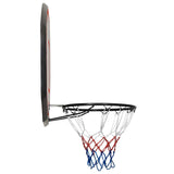 Vidaxl basketbalbord 109x71x3 cm polyetheen zwart