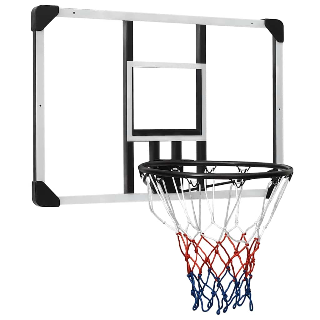 Vidaxl Basketball Board 90x60x2.5 cm trasparente in policarbonato