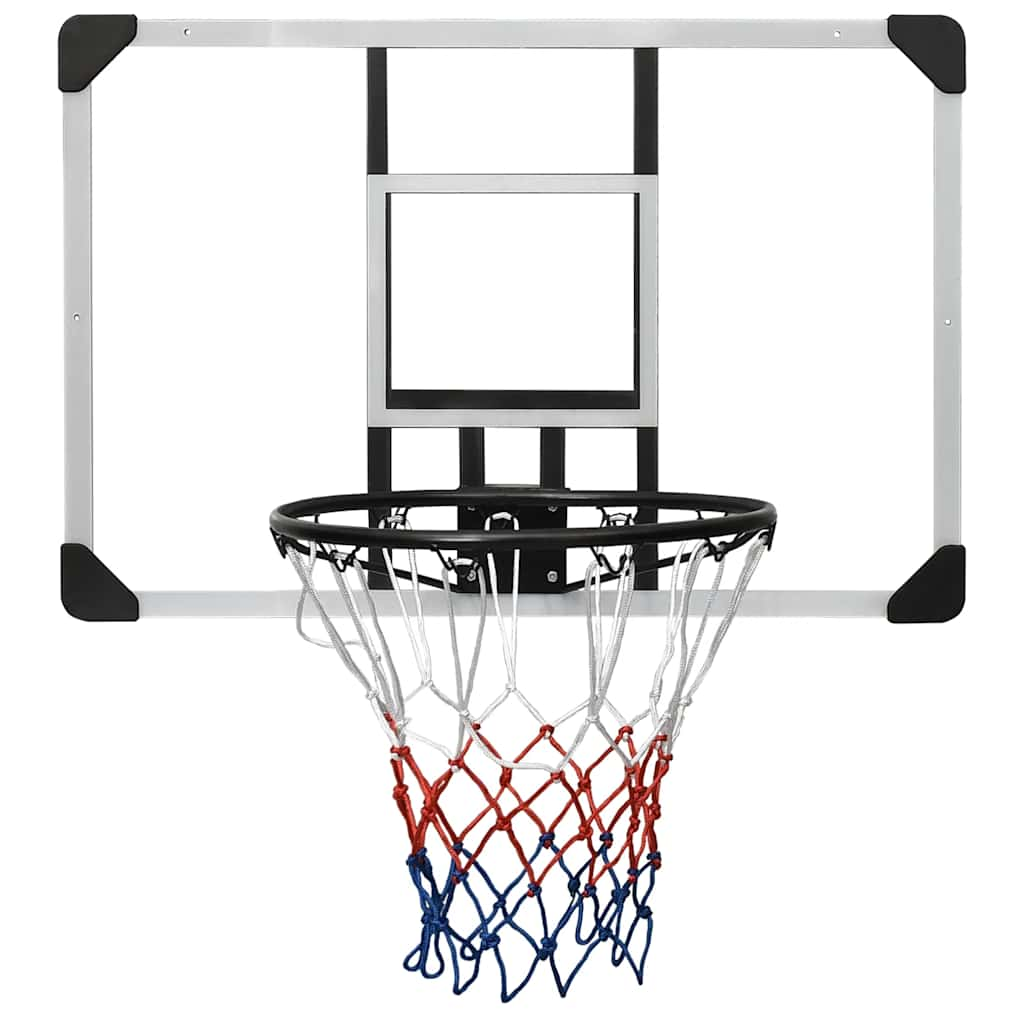 Vidaxl Basketball Board 90x60x2.5 cm trasparente in policarbonato