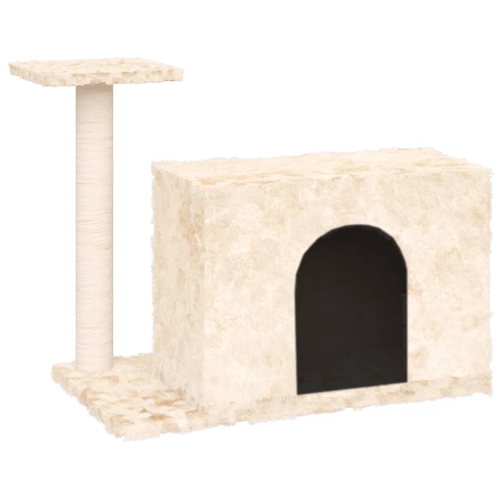 Vidaxl cat furniture with sisal scratching post 51 cm cream -colored