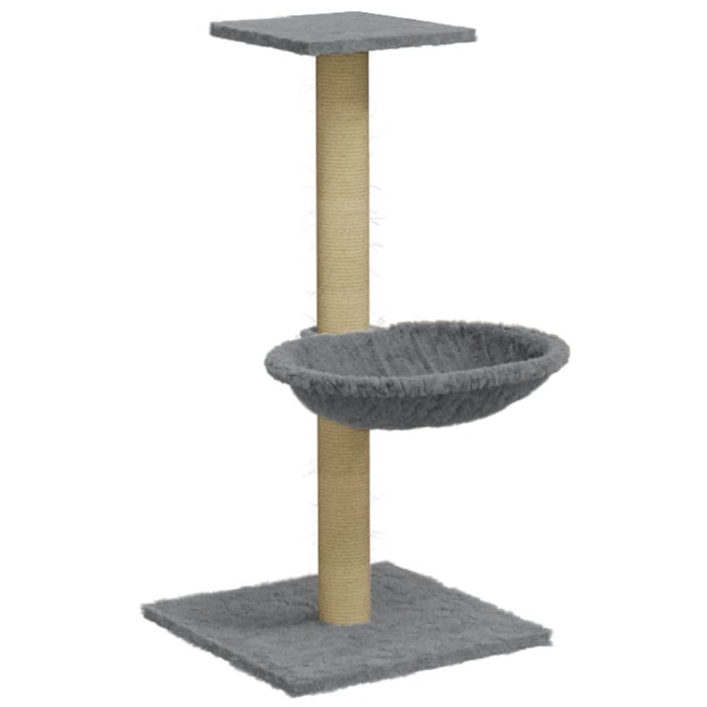 Vidaxl Cat Meubles avec sisal grattant post 74 cm gris clair