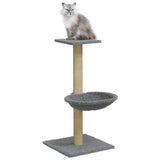 Vidaxl kattenmeubel met sisal krabpaal 74 cm lichtgrijs