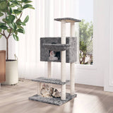 Vidaxl Cat Furniture con graffi di sisal 108,5 cm grigio chiaro