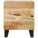 Vidaxl nachtkastje 40x33x46 cm massief mangohout