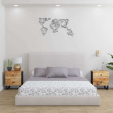 Vidaxl nachtkastjes 2 st 40x33x46 cm massief mangohout