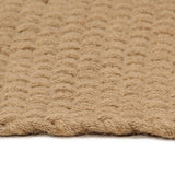 VIDAXL Rechteckige rechteckige 120x180 cm Jute Natural