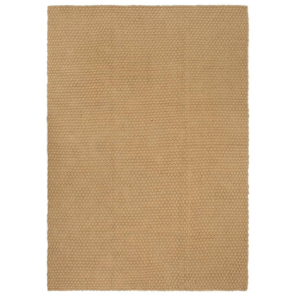 Vidaxl rug rectangular 160x230 cm jute natural