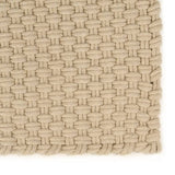 Vidaxl Teppich rechteckig 80x160 cm Baumwoll Natural
