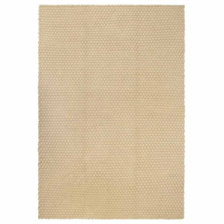 VIDAXL Rechteckige 120x180 cm Baumwolle natürlich