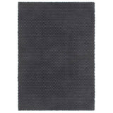 VIDAXL Rechteckige 160x230 cm Jute Anthrazit -ausgelöst